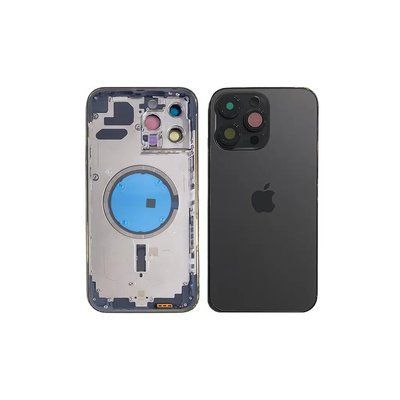 Корпус iPhone 14 Pro Max Black в зборі з тримачем SIM, кнопками, магнітами та сіткою, USA 6656731 фото