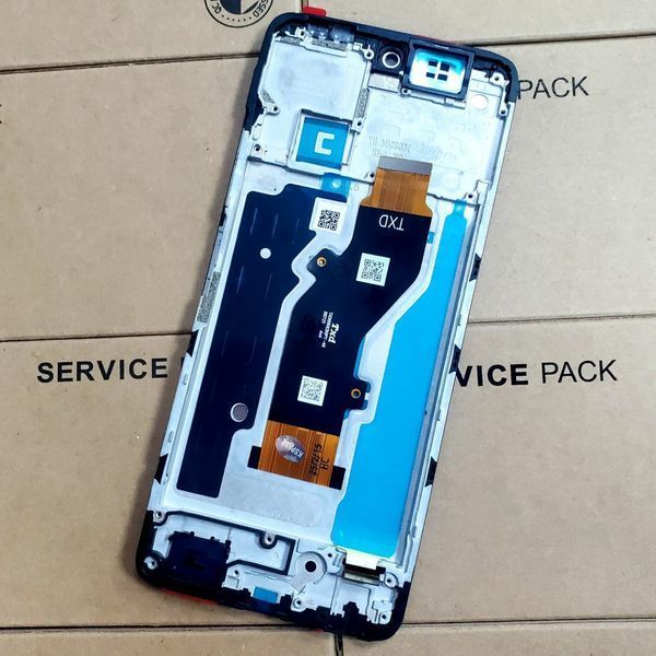 Дисплей для Tecno Spark 30C з чорним тачскріном та корпусною рамкою, Original (China) 555736 фото