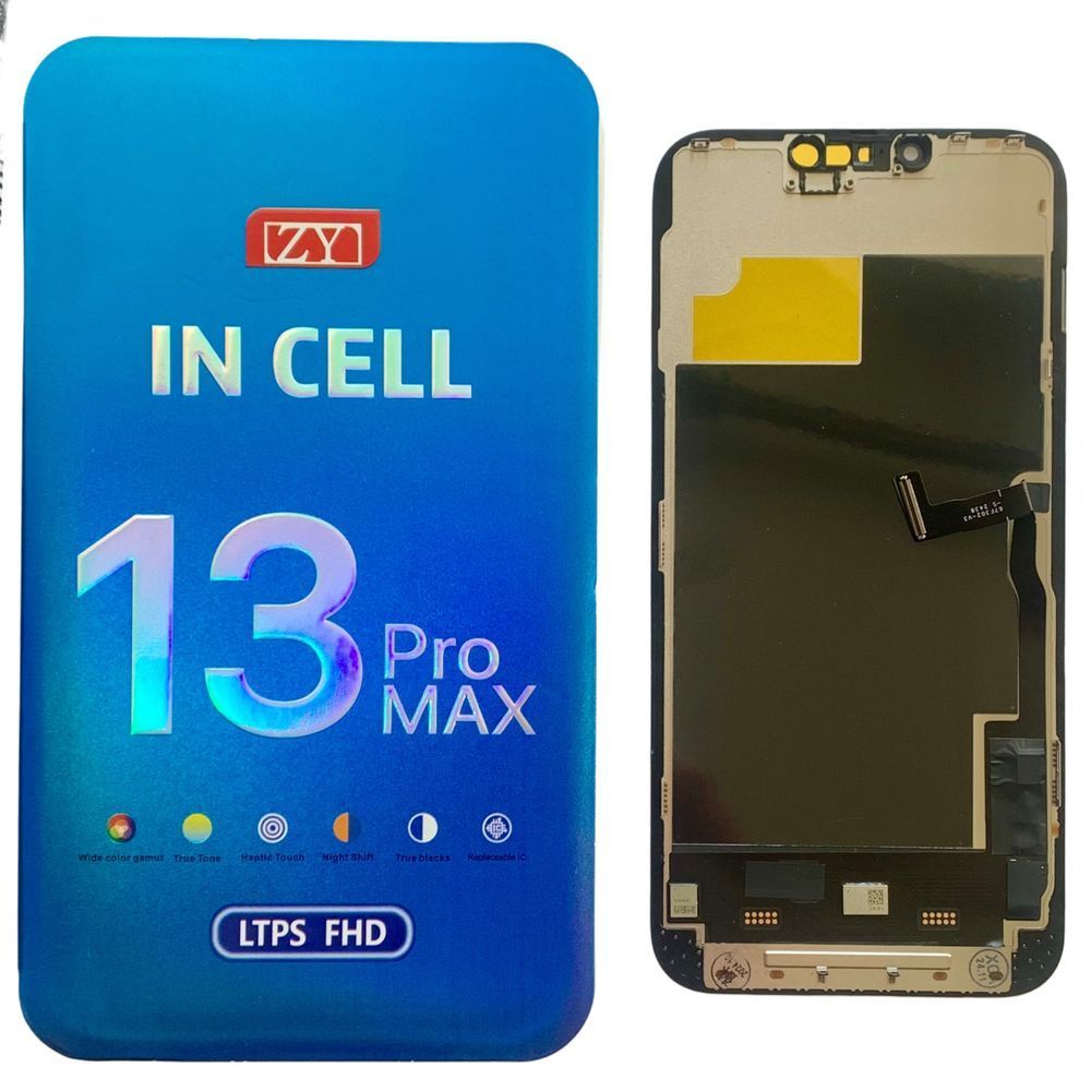 Дисплей для iPhone 13 Pro Max з чорним тачскріном, ZY-INCELL 648102 фото