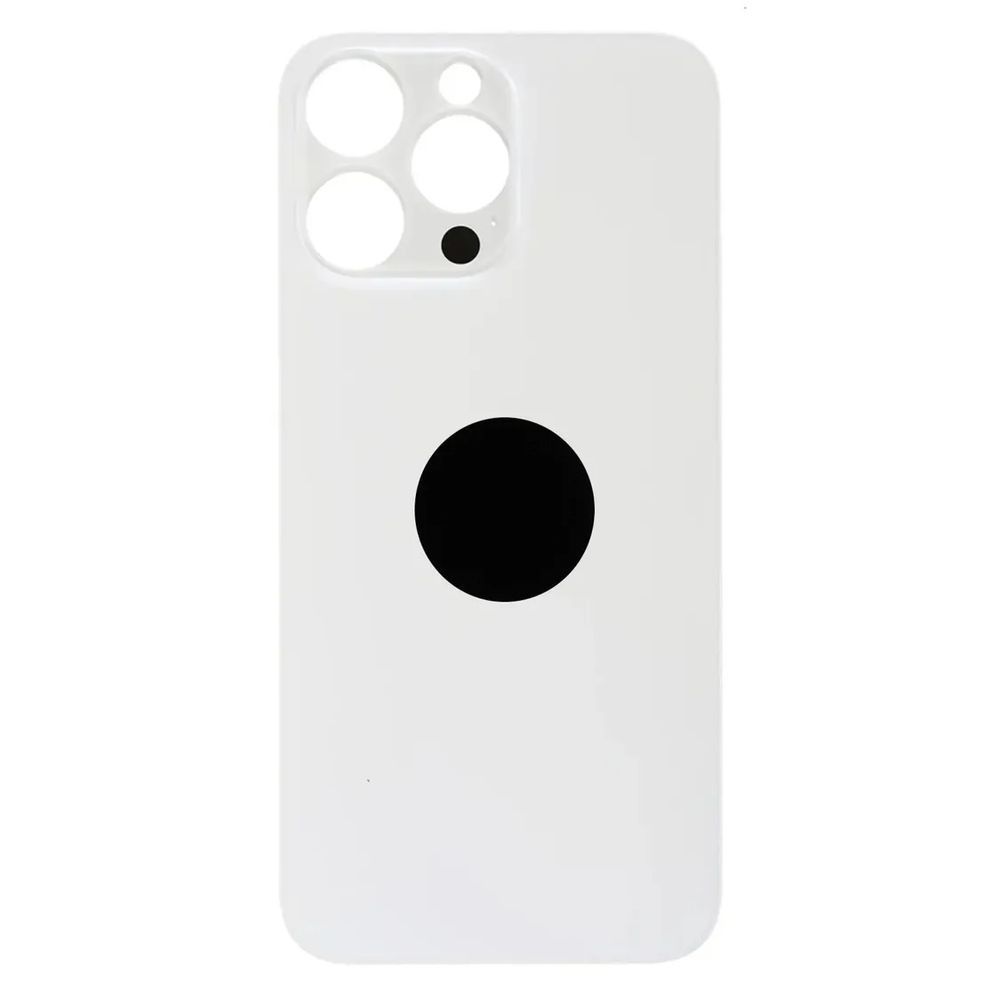 Задня кришка корпусу iPhone 14 Pro Max White (великий виріз під камеру), Original (China) 648093 фото