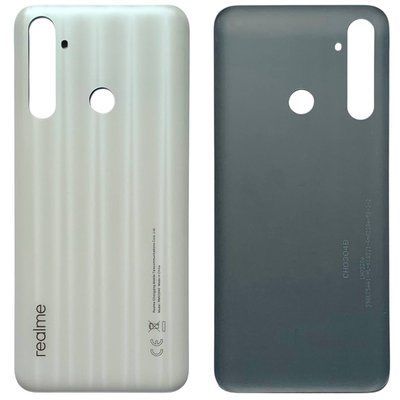 Задня кришка Realme 6i white (без скла камери)  53193 фото