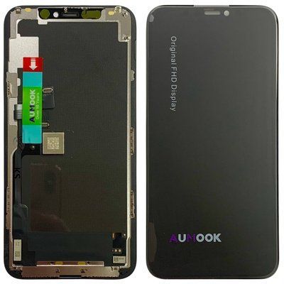 Дисплей для iPhone 11 Pro з чорним тачскріном, AUMOOK Prime HARD OLED (можна замінити мікросхему дисплею) 150986 фото