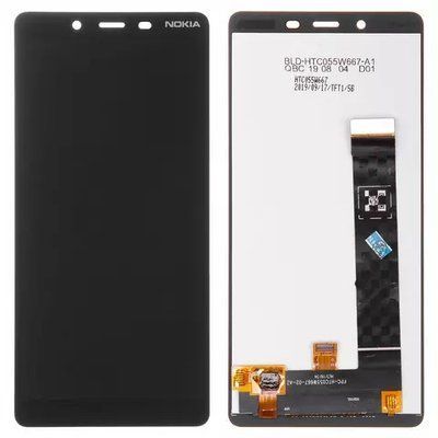 Дисплей для Nokia 1 Plus з чорним тачскріном, Original (PRC) 347112 фото