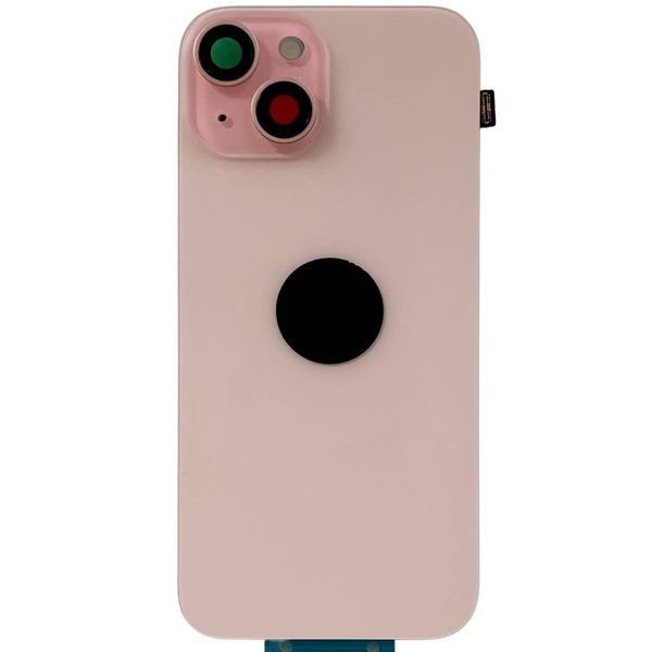 Задня кришка корпусу iPhone 15 Pink (зі склом камери, MagSafe, NFC), Original (China) 648162 фото