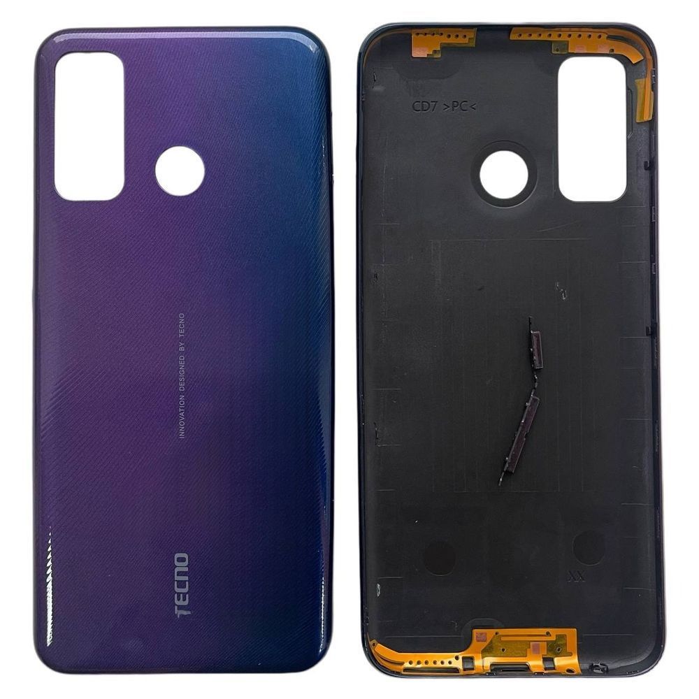 Задня кришка Tecno Camon 15 blue (без скла камери) 097603 фото