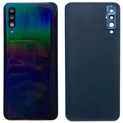 Задня кришка Samsung A505 Galaxy A50 2019 black (зі склом камери) 6009 фото