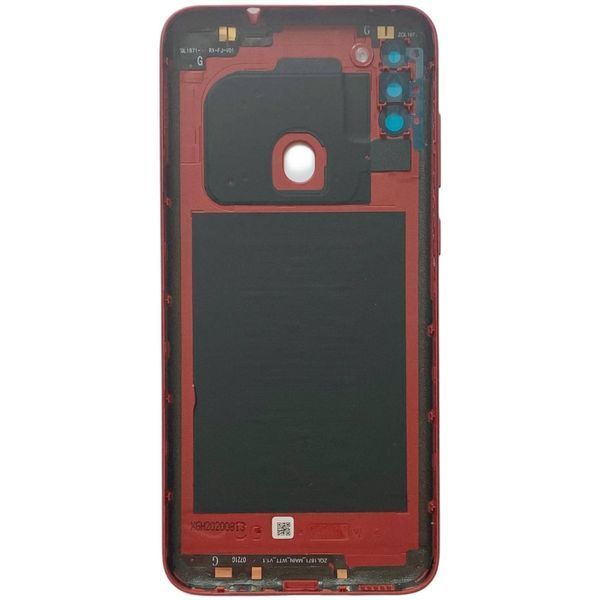 Задня кришка Samsung A115 | M115 Galaxy A11 | M11 2020 red (зі склом камери) 6046 фото