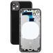 Корпус для iPhone 11 Black в зборі з тримачем SIM та кнопками, EU 1408523 фото