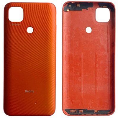 Задня кришка Xiaomi Redmi 9C orange (без скла камери) 0712284 фото