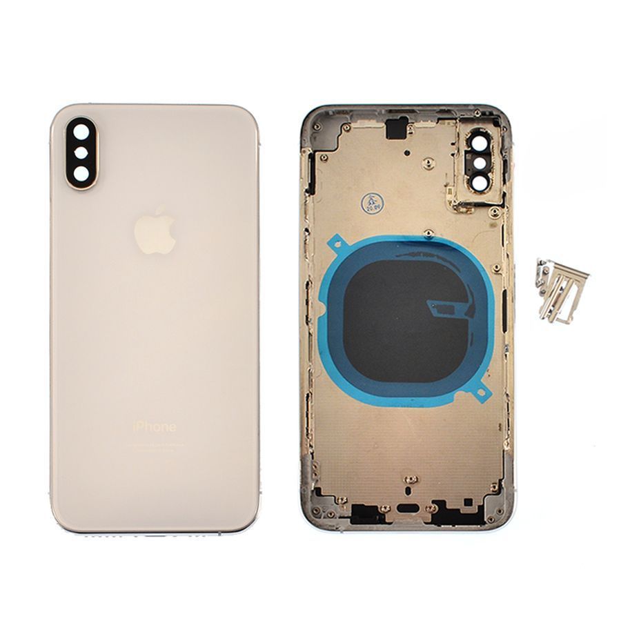 Корпус для iPhone Xs White в зборі з тримачем SIM та кнопками, EU 0709587 фото