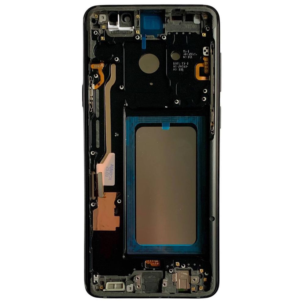 Дисплей для Samsung G965 Galaxy S9 Plus з чорним тачскріном та корпусною рамкою, IPS (дисплей не заокруглений) 941563 фото