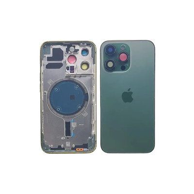 Корпус iPhone 13 Pro Max Green в зборі з тримачем SIM, кнопками, магнітами та сіткою, USA 6497301 фото