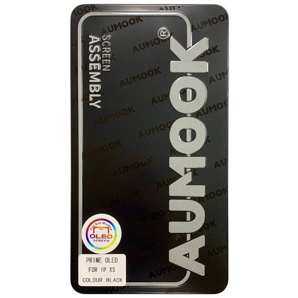 Дисплей для iPhone Xs з чорним тачскріном, AUMOOK Prime HARD OLED 150984 фото