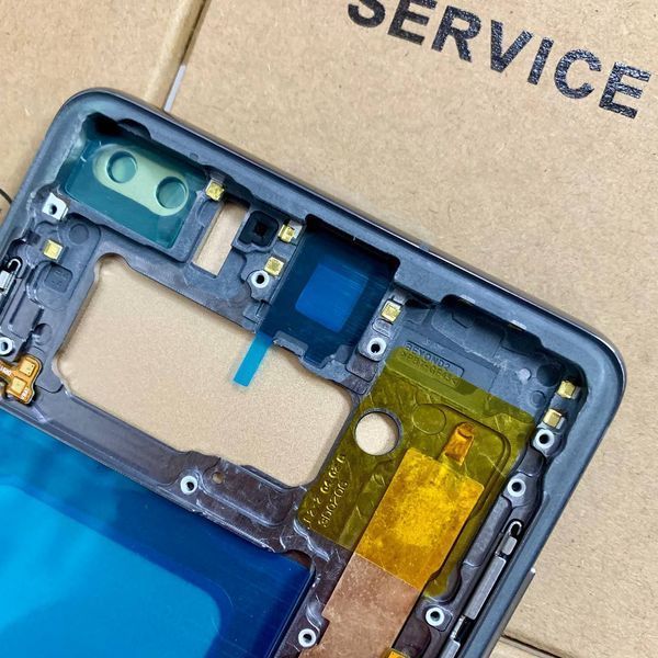 Дисплей для Samsung G975 Galaxy S10 Plus з чорним тачскріном та корпусною рамкою, IPS (дисплей не заокруглений) 535101 фото