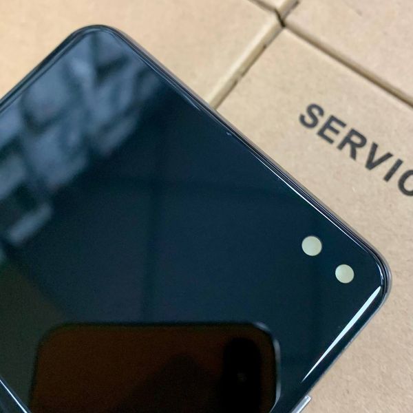 Дисплей для Samsung G975 Galaxy S10 Plus з чорним тачскріном та корпусною рамкою, IPS (дисплей не заокруглений) 535101 фото