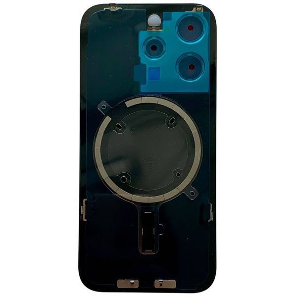 Задня кришка корпусу iPhone 15 Pro Natural Titanium (зі склом камери, MagSafe), Original (China) 648185 фото