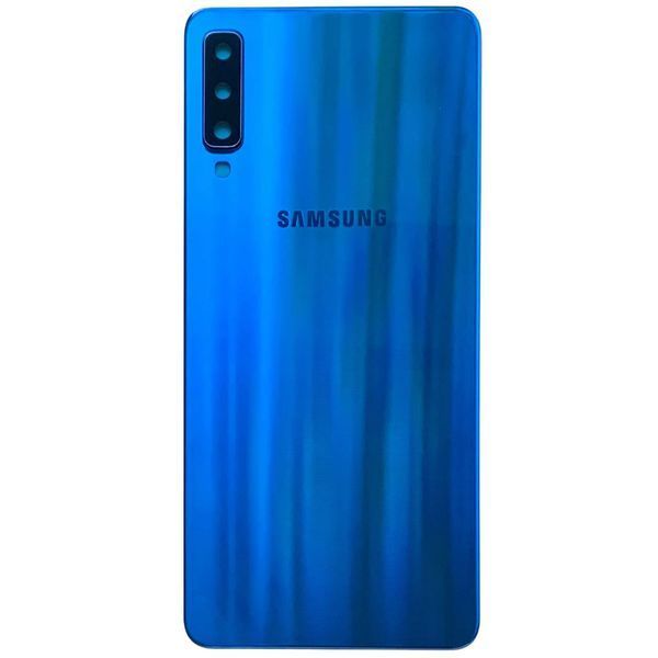 Задня кришка Samsung A750 Galaxy A7 2018 blue (зі склом камери) 5898 фото