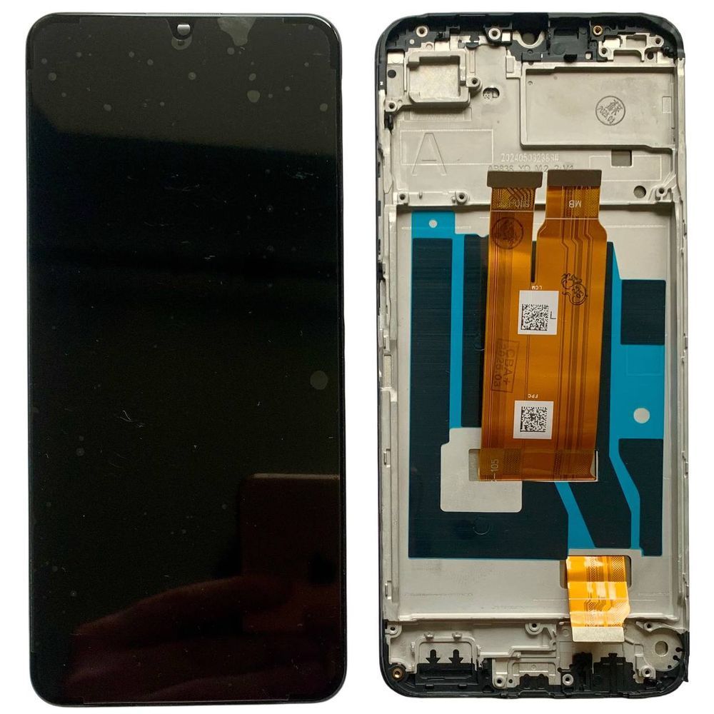 Дисплей для Realme C61 | Note 60 з чорним тачскріном та корпусною рамкою, Original (China) 8500904 фото