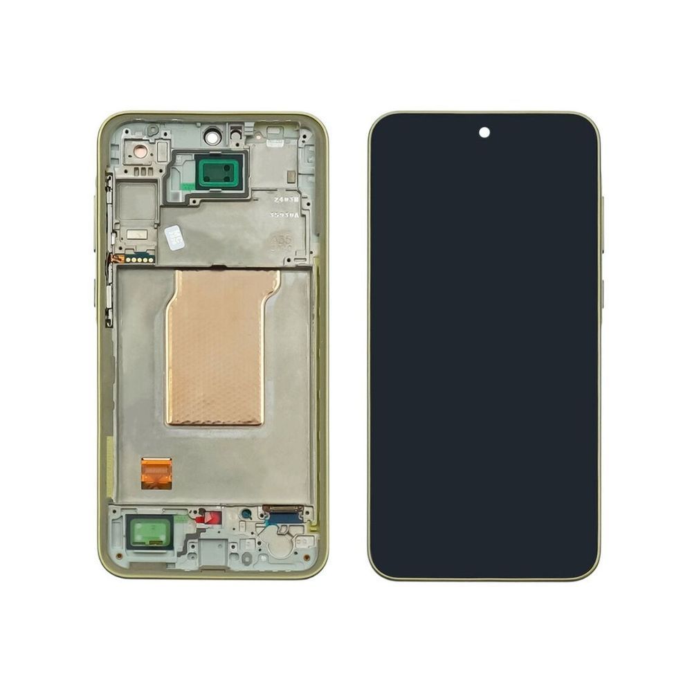 Дисплей для Samsung A356 Galaxy A35 (4G/ 5G) (2024) з чорним тачскрином та Yellow корпусною рамкою GH82-34221D Original 49687 фото