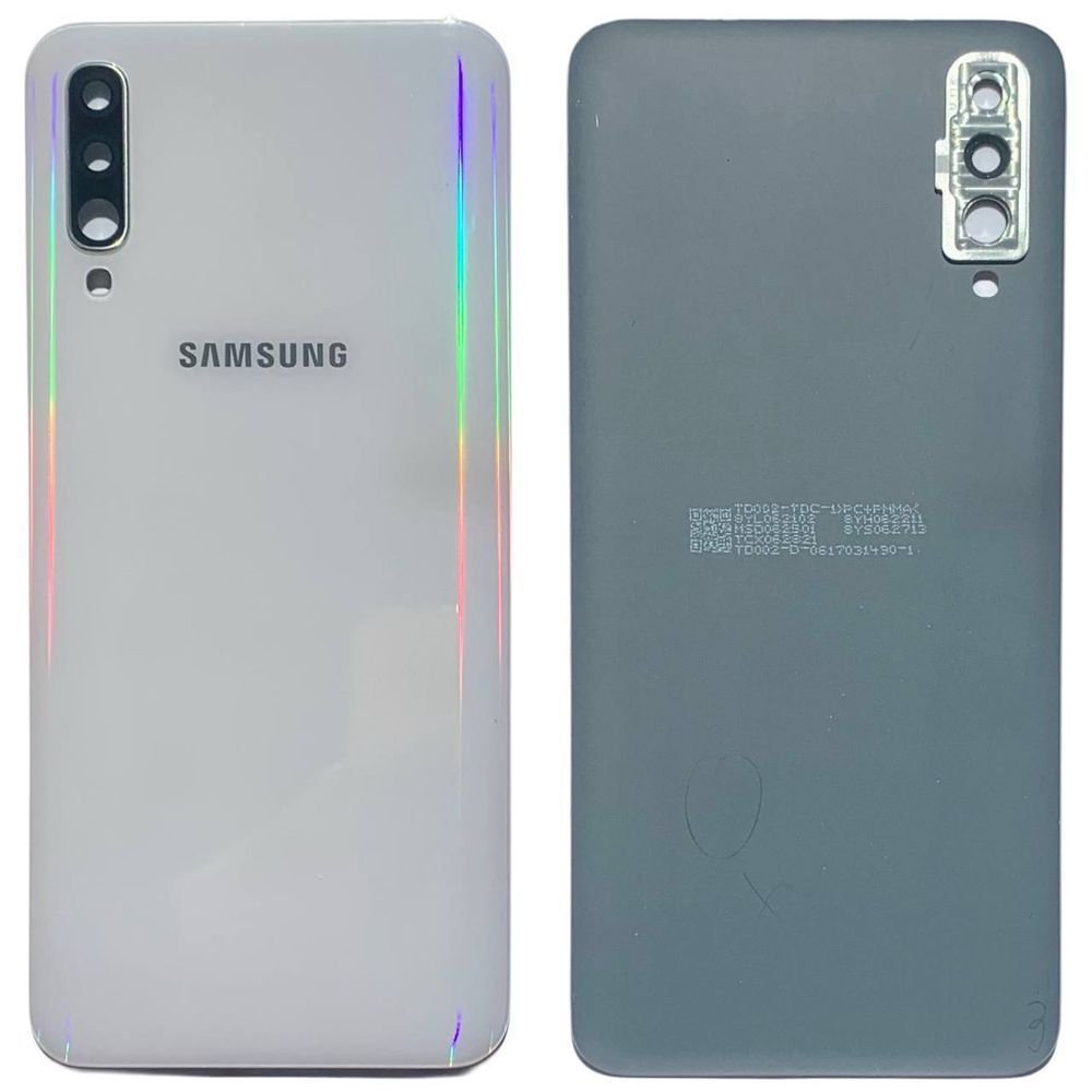 Задня кришка Samsung A505 Galaxy A50 2019 white (зі склом камери) 6010 фото