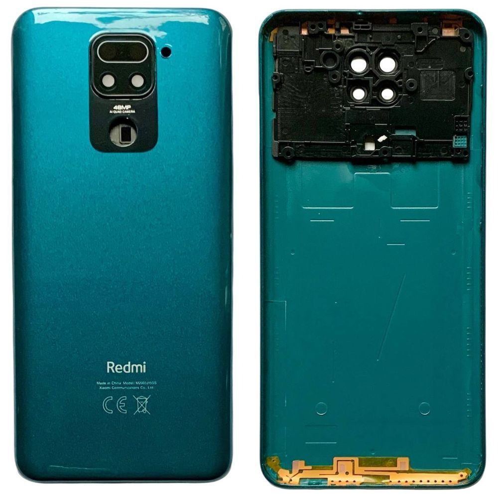 Задня кришка Xiaomi Redmi Note 9 green (зі склом камери) 0712289 фото