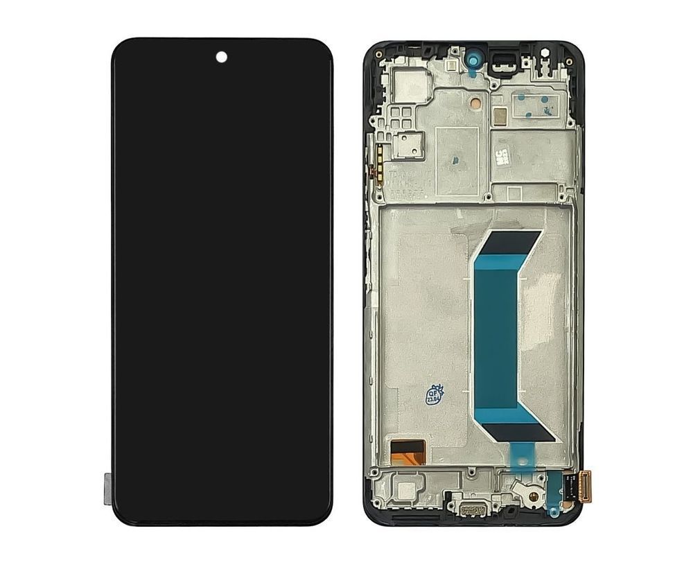 Дисплей для Xiaomi Redmi Note 12 5G з чорним тачскріном та корпусною рамкою, IPS 897288 фото