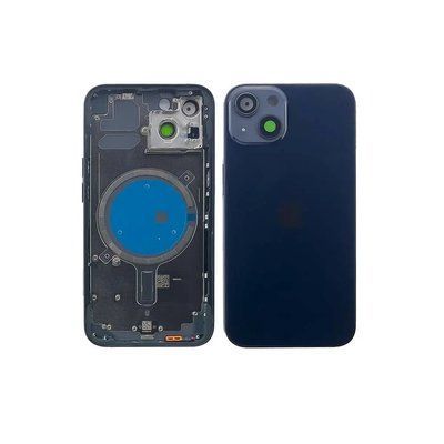 Корпус iPhone 13 Black в зборі з тримачем SIM, кнопками, магнітами та сіткою, USA 8206319 фото