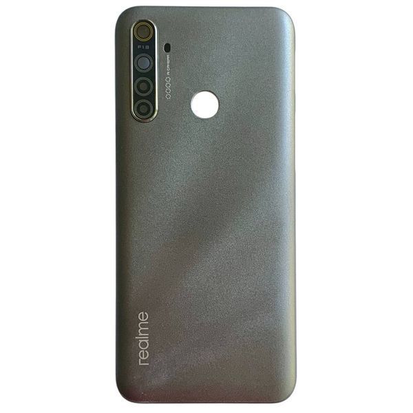 Задня кришка Realme 5i gray (зі склом камери)  10718 фото