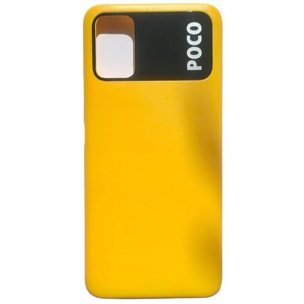 Задня кришка Xiaomi Poco M3 yellow (без скла камери) 0712339 фото