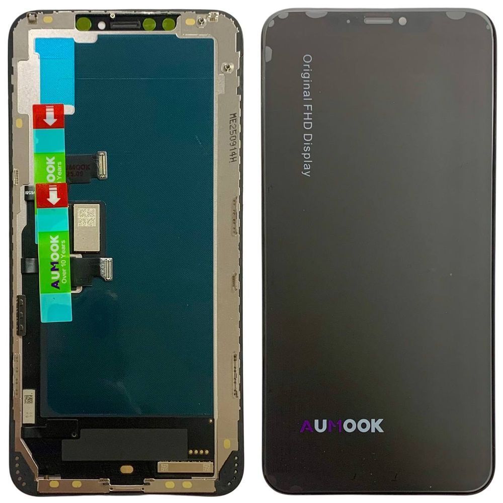 Дисплей для iPhone Xs Max з чорним тачскріном, AUMOOK FHD INCELL 150988 фото
