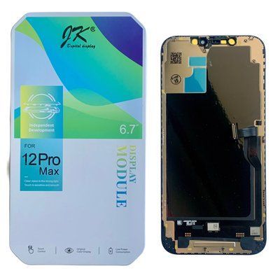 Дисплей для iPhone 12 Pro Max з чорним тачскріном, JK-INCELL 732526_4 фото