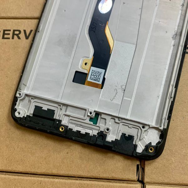 Дисплей для Tecno Pova 3 (LF7n) з чорним тачскріном та корпусною рамкою, Original (PRC) 555718 фото