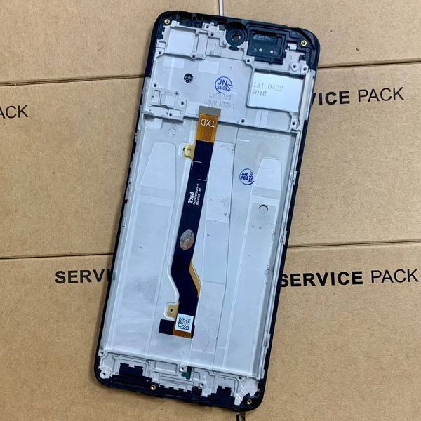 Дисплей для Tecno Pova 3 (LF7n) з чорним тачскріном та корпусною рамкою, Original (PRC) 555718 фото