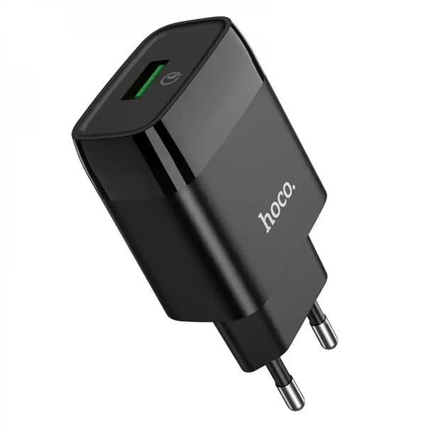 МЗП 1Port Hoco C72Q Glorious USB QC3.0 USB to Micro black 39842 фото