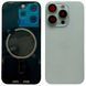 Задня кришка корпусу iPhone 15 Pro White (зі склом камери, MagSafe), Original (China) 648184 фото