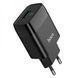МЗП 1Port Hoco C72Q Glorious USB QC3.0 USB to Micro black 39842 фото 2