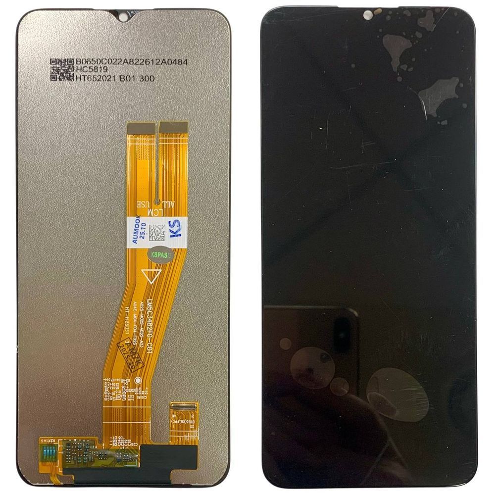 Дисплей для Samsung A035F Galaxy A03 (2022) (160,5x72 mm) з чорним тачскріном, INCELL 39555_2 фото