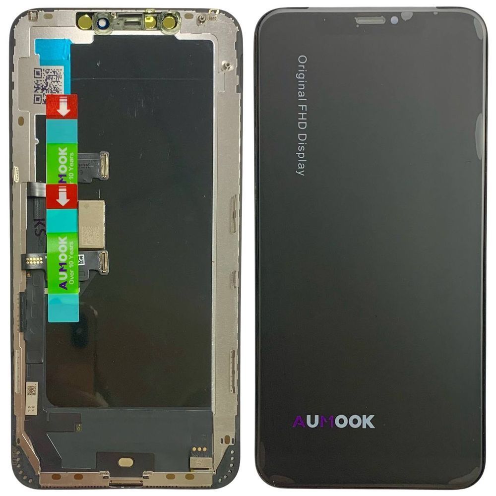 Дисплей для iPhone Xs Max з чорним тачскріном, AUMOOK Prime HARD OLED 150985 фото