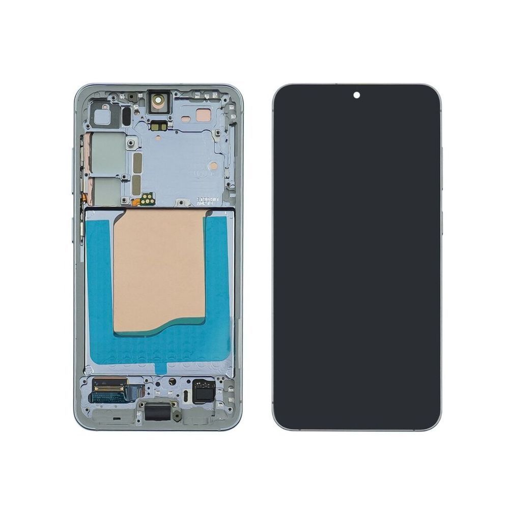 Дисплей для Samsung S931 Galaxy S25 (5G) (2025) з чорним тачскрином та Icy Blue корпусною рамкою GH82-36329C Original 49674 фото