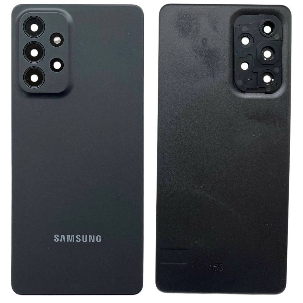 Задня кришка Samsung A536 Galaxy A53 (5G) 2022 black (зі склом камери) 6038 фото