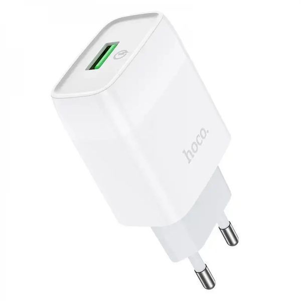 МЗП 1Port Hoco C72Q Glorious USB QC3.0 USB to Micro white 39842_1 фото
