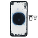 Корпус для iPhone XR Black в зборі з тримачем SIM та кнопками, EU 110004 фото