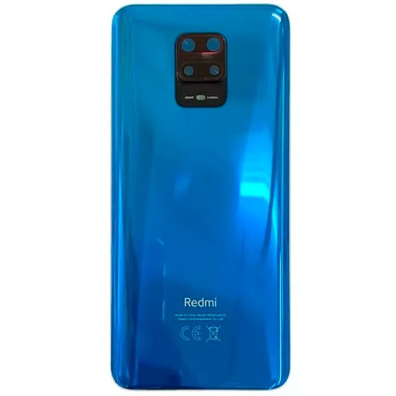 Задня кришка Xiaomi Redmi Note 9S blue (зі склом камери) 0712374 фото