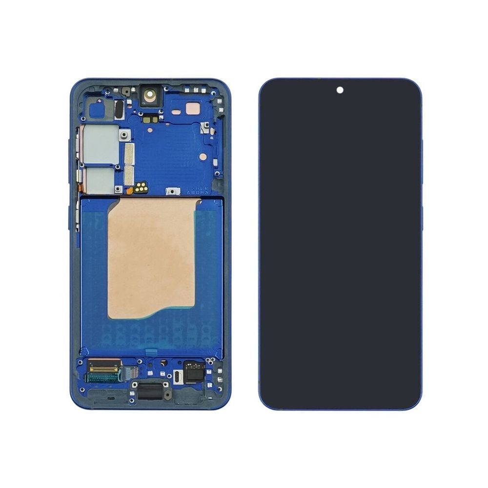 Дисплей для Samsung S931 Galaxy S25 (5G) (2025) з чорним тачскрином та синьою корпусною рамкою GH82-36329D Original 49773 фото