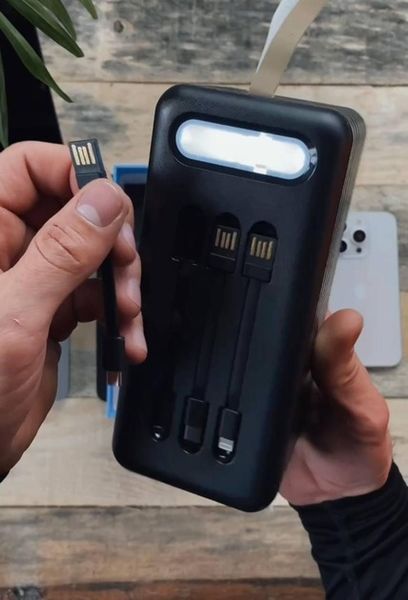 Power Bank Tornado PB08 80000mAh PD | QC 22.5W 4USB + USB-C black 1700219 фото