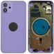 Корпус для iPhone 12 Purple в зборі з тримачем SIM та кнопками, ver. USA, Original (China) 1056122 фото
