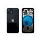 Корпус для iPhone 13 Mini Black в зборі з тримачем SIM та кнопками, USA 1408574 фото