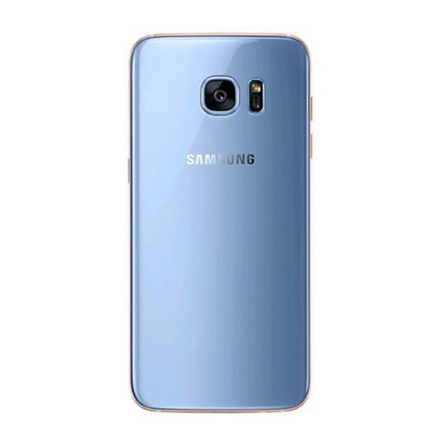 Задня кришка Samsung G935 Galaxy S7 Edge blue (без скла камери) 6101 фото