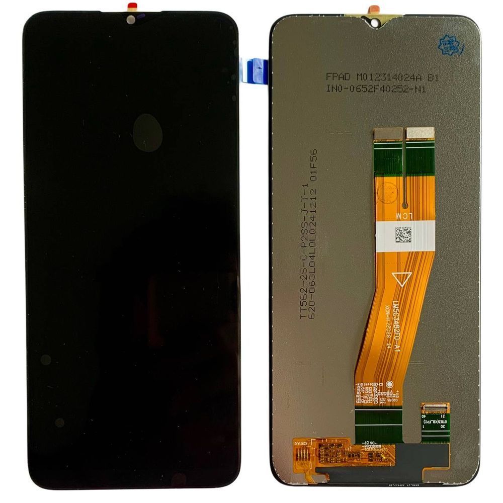 Дисплей для Samsung A035F Galaxy A03 (2022) (160,5x72 mm) з чорним тачскріном, Original (China) 1405400_2 фото