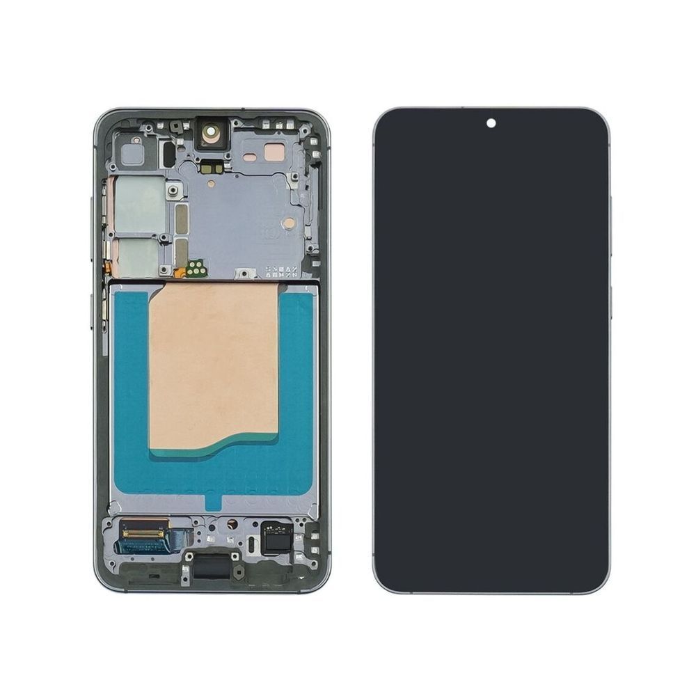 Дисплей для Samsung S931 Galaxy S25 (5G) (2025) з чорним тачскрином та сріблястою корпусною рамкою GH82-36329A Original 49675 фото
